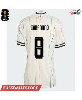 Günstige Japan Takumi Minamino #8 Auswärtstrikot Damen WM 2026 Kurzarm